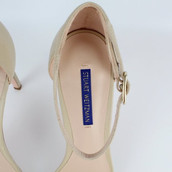 New Stuart Weitzman Nudistsong Ankle Strap Sandals, US 10, 4” Heel Made in Spain main image 4